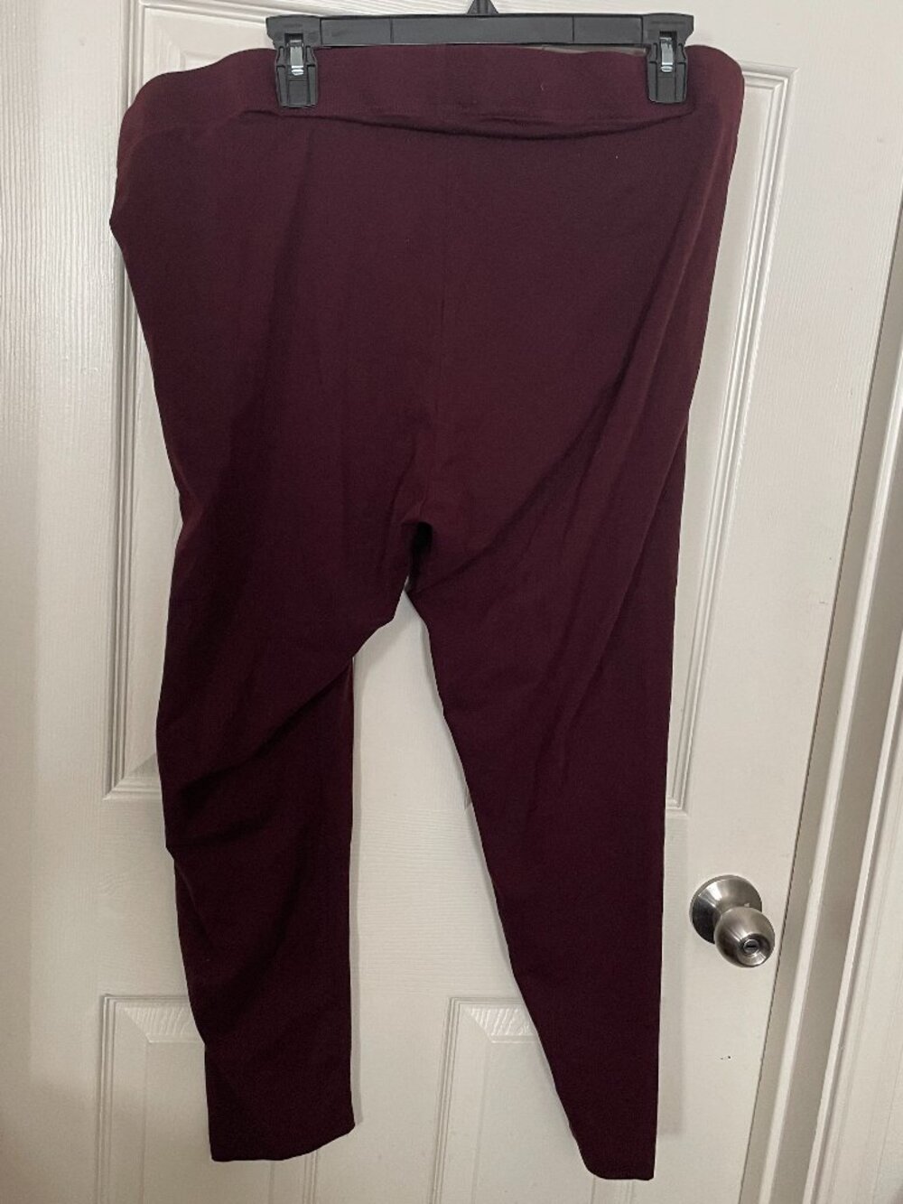 Old Navy High-Waisted Jersey Fashion Layering Leggings-Raisin Berry - Picture 3 of 4